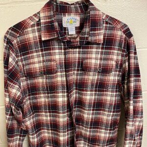 Red & Black Plaid Flannel Shirt